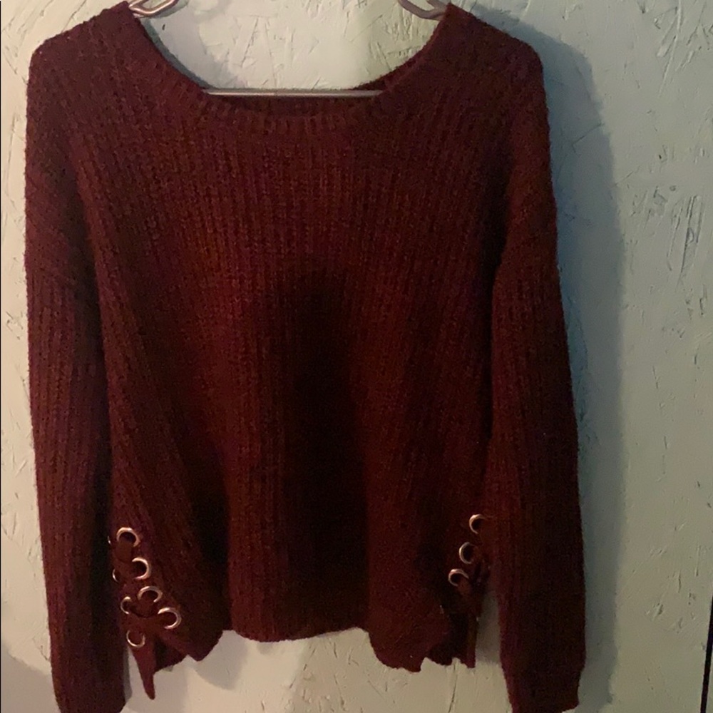 Red sweater